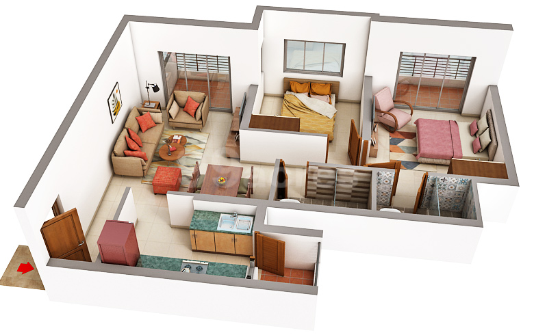 771 sqft