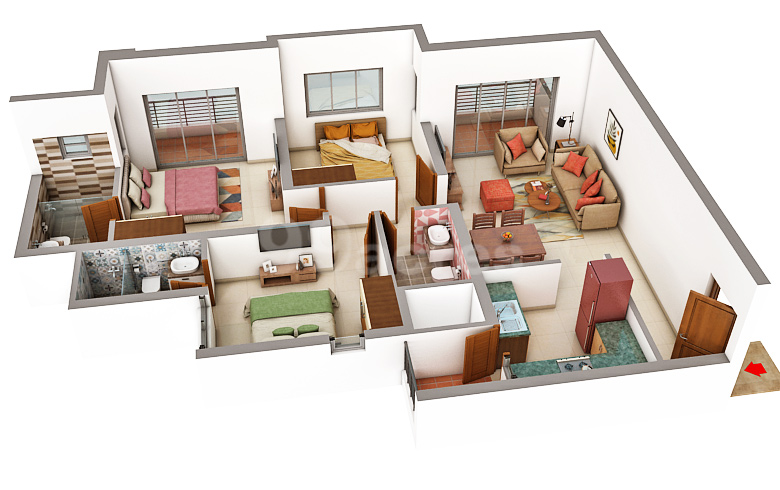 973 sqft